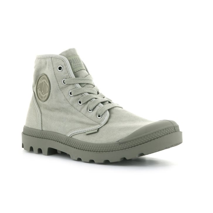 Bottes Palladium Pampa Hi Homme Grise Clair | FR WUN740A